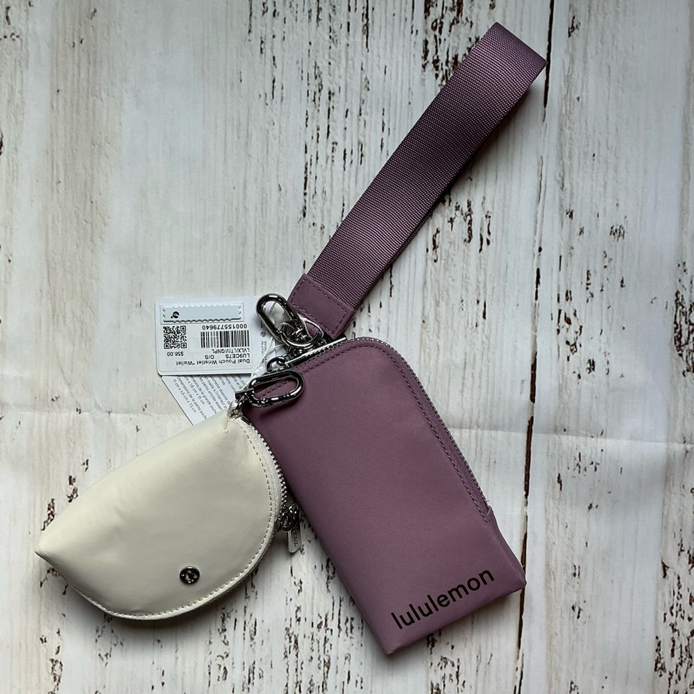 NWT Lululemon Dual Pouch Wallet Wristlet
